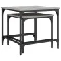 Mesas de centro apilables 2 pzas madera ingeniería gris Sonoma de , Mesas de centro - Ref: Foro24-838921, Precio: 45,67 €, De...