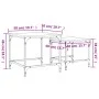 Mesas de centro apilables 2 pzas madera ingeniería gris Sonoma de , Mesas de centro - Ref: Foro24-838921, Precio: 45,67 €, De...