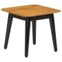 Mesa de centro hierro y madera maciza de mango 45x45x40 cm de , Mesas de centro - Ref: Foro24-356975, Precio: 57,92 €, Descue...