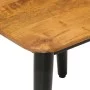 Mesa de centro hierro y madera maciza de mango 45x45x40 cm de , Mesas de centro - Ref: Foro24-356975, Precio: 57,92 €, Descue...