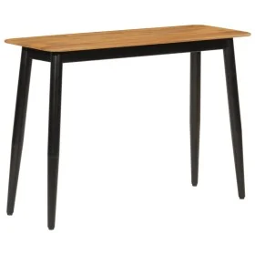 Mesa consola madera maciza de mango y hierro 110x40x76 cm de , Mesas auxiliares - Ref: Foro24-356977, Precio: 106,47 €, Descu...