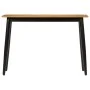 Mesa consola madera maciza de mango y hierro 110x40x76 cm de , Mesas auxiliares - Ref: Foro24-356977, Precio: 106,47 €, Descu...