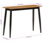 Mesa consola madera maciza de mango y hierro 110x40x76 cm de , Mesas auxiliares - Ref: Foro24-356977, Precio: 107,47 €, Descu...