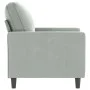 Light gray velvet armchair 60 cm by , Sofas - Ref: Foro24-359179, Price: 127,97 €, Discount: %