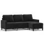 3-Sitzer-Sofa mit schwarzem Samthocker 180 cm von , Sofas - Ref: Foro24-3201060, Preis: 319,60 €, Rabatt: %