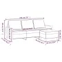 3-Sitzer-Sofa mit schwarzem Samthocker 180 cm von , Sofas - Ref: Foro24-3201060, Preis: 319,60 €, Rabatt: %