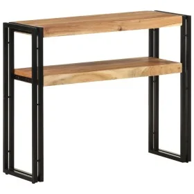 Mesa consola de madera maciza de acacia 90x30x75 cm de , Mesas auxiliares - Ref: Foro24-321097, Precio: 120,72 €, Descuento: %