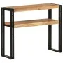 Solid acacia wood console table 90x30x75 cm by , Side tables - Ref: Foro24-321097, Price: 120,72 €, Discount: %