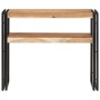 Mesa consola de madera maciza de acacia 90x30x75 cm de , Mesas auxiliares - Ref: Foro24-321097, Precio: 123,02 €, Descuento: %