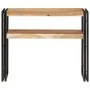 Solid acacia wood console table 90x30x75 cm by , Side tables - Ref: Foro24-321097, Price: 120,72 €, Discount: %