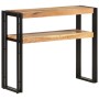 Mesa consola de madera maciza de acacia 90x30x75 cm de , Mesas auxiliares - Ref: Foro24-321097, Precio: 123,02 €, Descuento: %