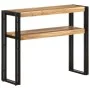 Mesa consola de madera maciza de acacia 90x30x75 cm de , Mesas auxiliares - Ref: Foro24-321097, Precio: 120,72 €, Descuento: %