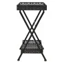 Vintage style metal folding coffee table 58x35x72 cm black by vidaXL, Side tables - Ref: Foro24-245941, Price: 81,02 €, Disco...