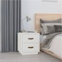 Mesita de noche madera maciza de pino blanco 40x34x45 cm de vidaXL, Mesitas de noche - Ref: Foro24-818327, Precio: 48,93 €, D...