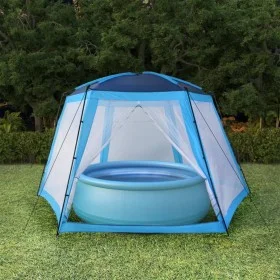 Blue fabric pool tent 590x520x250 cm by vidaXL, Pool and spa accessories - Ref: Foro24-91575, Price: 154,84 €, Discount: %