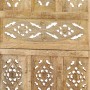 Biombo 5 paneles tallado a mano madera maciza mango 200x165 cm de , Divisores de ambientes - Ref: Foro24-285317, Precio: 318,...