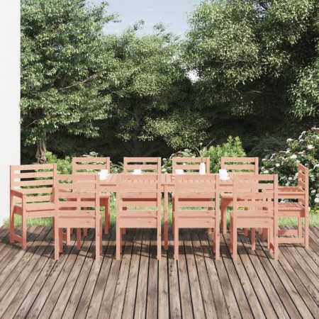 Juego de comedor de jardín 11 pzas madera maciza abeto Douglas de , Conjuntos de jardín - Ref: Foro24-3154724, Precio: 691,35...