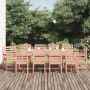 Juego de comedor de jardín 11 pzas madera maciza abeto Douglas de , Conjuntos de jardín - Ref: Foro24-3154724, Precio: 691,35...