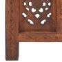 Biombo 3 paneles tallado a mano madera mango marrón 120x165 cm de , Divisores de ambientes - Ref: Foro24-285324, Precio: 210,...
