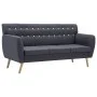 Sofá de 3 plazas tapizado de tela gris oscuro 172x70x82 cm by vidaXL, Sofas - Ref: Foro24-247125, Price: 454,92 €, Discount: %