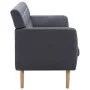 Sofá de 3 plazas tapizado de tela gris oscuro 172x70x82 cm by vidaXL, Sofas - Ref: Foro24-247125, Price: 454,92 €, Discount: %