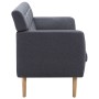 Sofá de 3 plazas tapizado de tela gris oscuro 172x70x82 cm de vidaXL, Sofás - Ref: Foro24-247125, Precio: 424,61 €, Descuento: %