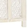 Biombo 4 paneles tallado a mano madera mango blanco 160x165 cm de , Divisores de ambientes - Ref: Foro24-285319, Precio: 207,...