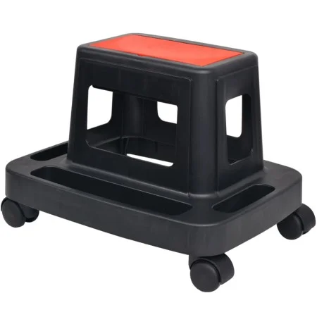 Swivel mechanics stool with storage 150 kg by vidaXL, Tool Organization and Storage - Ref: Foro24-142820, Price: 42,20 €, Dis...