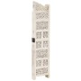Biombo 4 paneles tallado a mano madera mango blanco 160x165 cm de , Divisores de ambientes - Ref: Foro24-285327, Precio: 239,...