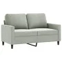 Juego de sofás con cojines 4 piezas terciopelo gris claro de , Sofás - Ref: Foro24-3201486, Precio: 645,54 €, Descuento: %