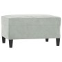 Juego de sofás con cojines 4 piezas terciopelo gris claro de , Sofás - Ref: Foro24-3201486, Precio: 633,50 €, Descuento: %