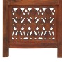 Biombo 5 paneles tallado a mano madera mango marrón 200x165 cm de , Divisores de ambientes - Ref: Foro24-285335, Precio: 352,...