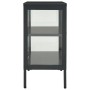 Aparador de acero y vidrio gris antracita 70x35x70 cm de , Aparadores - Ref: Foro24-336066, Precio: 147,64 €, Descuento: %