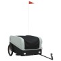 Remolque para bicicleta hierro negro y gris 45 kg de , Remolques para bicicletas - Ref: Foro24-94049, Precio: 91,15 €, Descue...