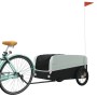 Remolque para bicicleta hierro negro y gris 45 kg de , Remolques para bicicletas - Ref: Foro24-94049, Precio: 91,15 €, Descue...
