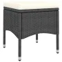 Mesa sillas jardín 5 pzas ratán sintético vidrio templado negro de , Conjuntos de jardín - Ref: Foro24-3058394, Precio: 246,8...