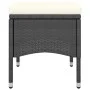 Mesa sillas jardín 5 pzas ratán sintético vidrio templado negro de , Conjuntos de jardín - Ref: Foro24-3058394, Precio: 246,8...