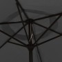 Sombrilla de jardín con luces LED palo de acero 300cm antracita de vidaXL, Sombrillas - Ref: Foro24-44511, Precio: 119,06 €, ...