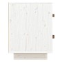 Mesita de noche madera maciza de pino blanco 40x34x45 cm de vidaXL, Mesitas de noche - Ref: Foro24-818327, Precio: 48,93 €, D...