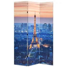 Biombo divisor plegable 120x170 cm París de noche de vidaXL, Divisores de ambientes - Ref: Foro24-245869, Precio: 82,23 €, De...
