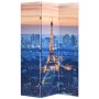 Biombo divisor plegable 120x170 cm París de noche de vidaXL, Divisores de ambientes - Ref: Foro24-245869, Precio: 84,92 €, De...