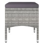 Set comedor jardín 5 pzas ratán sintético vidrio templado gris de , Conjuntos de jardín - Ref: Foro24-3058349, Precio: 431,56...