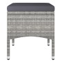 Mesa sillas jardín 5 pzas ratán sintético vidrio templado gris de , Conjuntos de jardín - Ref: Foro24-3058375, Precio: 251,50...