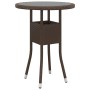 Juego de muebles de jardín de 5 piezas ratán sintético marrón de , Conjuntos de jardín - Ref: Foro24-3058471, Precio: 250,92 ...