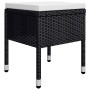 Juego de comedor de jardín de 5 piezas negro de , Conjuntos de jardín - Ref: Foro24-3068691, Precio: 301,51 €, Descuento: %