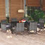 Juego muebles jardín 7 pzas con cojines ratán sintético gris de , Conjuntos de jardín - Ref: Foro24-3095025, Precio: 584,26 €...