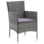 Juego muebles jardín 7 pzas con cojines ratán sintético gris de , Conjuntos de jardín - Ref: Foro24-3095025, Precio: 584,26 €...