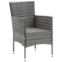 Juego muebles jardín 7 pzas con cojines ratán sintético gris de , Conjuntos de jardín - Ref: Foro24-3095025, Precio: 584,26 €...