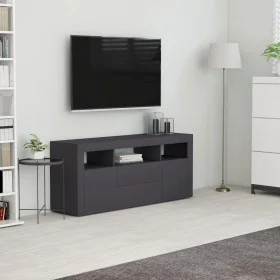Mueble para TV madera contrachapada gris 120x30x50 cm de , Muebles TV - Ref: Foro24-801816, Precio: 93,68 €, Descuento: %