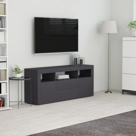 Mueble para TV madera contrachapada gris 120x30x50 cm de , Muebles TV - Ref: Foro24-801816, Precio: 95,26 €, Descuento: %